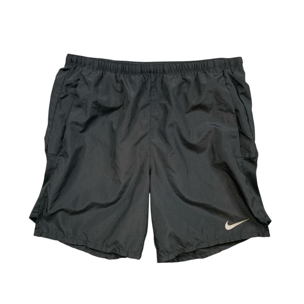Nike Running Shorts Men S Small Black Challenger Brief-Lined Lightweight Dri Fit
